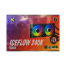 KGAMING ICE FLOW 240K, LIQUID COOLER BLACK.